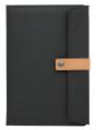 Two-Tone Journal with Leather Closure