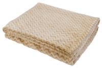 Two-Tone Wave Flannel Blanket