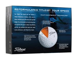 Titleist® Tour Speed Golf Ball Std Serv