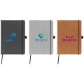 Carson 5.8" x 8.3" Recycled PU Leather Notebook - ColorJet