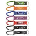 Strap Happy Keychain - Laser Engraved Key Tag with Carabiner & Mesh Strap