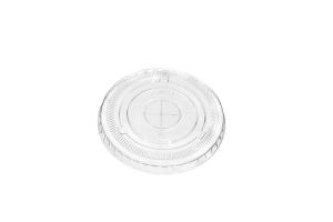 10oz, Straw Slot Lids for Clear Plastic Cups