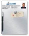 Bulletin Memo Board Kit in Rubber Steel Rectangular with round corners (8.5" x 11") High-Res Full Colour Imprint