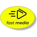 Stock Shape Fluorescent Chartreuse Roll Labels - Oval (1.625" x 2.5") Flexo-printed