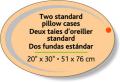 Stock Shape Fluorescent Orange Roll Labels - Oval (2" x 3") Flexo-printed