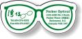 .020 Stock Shape Magnets / Eye Glasses (1.19" x 2.69") Screen-printed