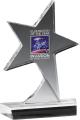 Clear Standing Star Award 3/4" Acrylic (5" x 7"). Full Colour Imprint
