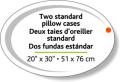 Étiquettes formes standard en rouleau sur blanc luisant - Ovale (2" x 3") Impression flexographique