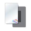 .040 Shatterproof Copolyester Plastic Mirror / with magnetic back (3.5" x 5.5") Four colour process