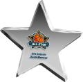 Clear Star Paperweight 3/4" Acrylic (5" x 5"). Full Colour Imprint