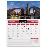 Four colour process Decal (2" x 3.5") with stock calendar pad attached
