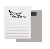 50 Sheet Magnetic Note Pads (3.5" x 4.25") 1 Standard Colour - Black