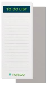 50 Sheet Note Pads (2.75" x 7") Four colour Process