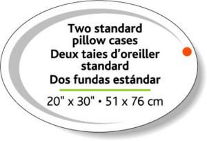 Stock Shape White Gloss Block-out Roll Labels - Oval (2" x 3") Flexo-printed