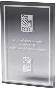 Clear Rectangle Paperweight 3/8" Acrylic (5" x 7") Laser Engraved