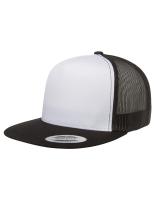 Adult Classic Trucker with White Front Panel Cap