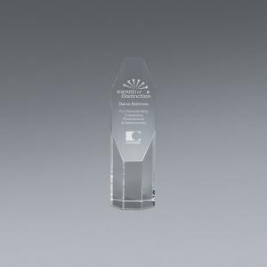 Octagon Shaped Award Large - 2.25 " x 8 "