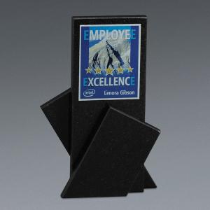 Wow 1C - 3.75 " x 6 " - Inverted with black stone