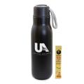 16 Oz Matte Bottle W/ Bungee Lid And Iced Tea