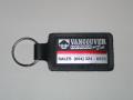 Large Rectangle 2 Sided Sewn Key Tag w/ Top Grain Leather (1 1/2"x3 1/4")