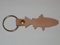 Natural Leather Fish Shaped Animal Collection Key Chain