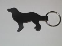 Top Grain Leather Dog Shaped Animal Collection Key Chain