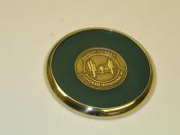 Solid Brass Round Coasters