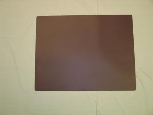 Rectangle Top Grain Leather Place Mat w/Round Corners (17"x22")