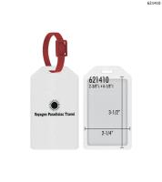 Luggage ID badge holder "Rigid" 2-3/8" x 4-1/8" - Printed Hot Stamping