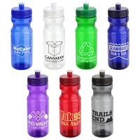 Cycler 24 oz PET Eco-Polyclear Bottle with Push-Pull Lid