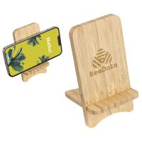 FSC Bamboo Wireless Charger + Phone Stand