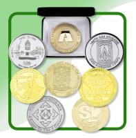 Coins - Brass Die Struck - 1 3/4"