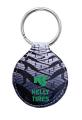 Poly Rubber Key Fob - Round