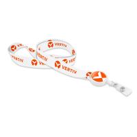 China Sublimated Lanyard with Retractable Badge Reel