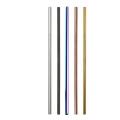 Single Stainless Stainless Steel Straw - straight (6mm) - COLORED