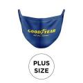 Plus Size 2-Ply Silkscreened Cotton Mask