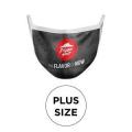 Plus Size 2-Ply Sublimated Polyester Mask Plus Size