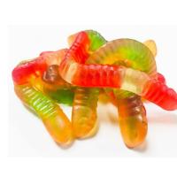 28g Gummy Worms with Full Color Label