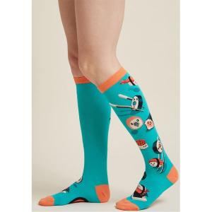 High quality nylon cotton blend knee socks