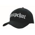 Brushed Heavy Cotton Cap With Snap Back