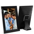 Nixplay 10.1 inch Touch Screen Digital Picture Frame with WiFi (W10K), Black-Silver, Share Photos and Videos Instantly via Email or App