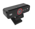 Adesso Webcam 1080p CyberTrack F1 2.1MP Dual Mics with Noise Cancelling Pan/Tilt Tripod Mountable Facial Recognition Hello Compatible - Black