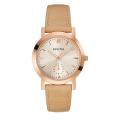 Ladies' Classic Collection Grey Sunray Dial and Sand Leather Strap