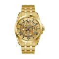Men's Sutton Automatic Skeletonized Movement Gold Tone Stainless Steel