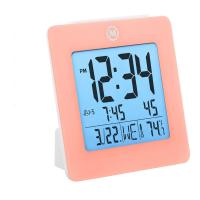 Digital Alarm Clock with Day - Date - Temperature and Backlight - Pink