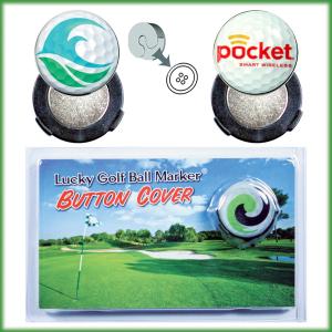 Magnetic Button Cover - 3/4" Golf Ball Marker