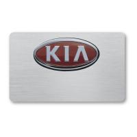 Magnet Write-On P-Touch Metal Name Badge - 3 3/8" x 1 7/8"