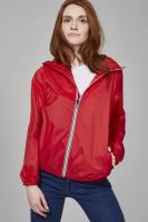 O8 Lifestyle Full Zip Packable Jacket Red