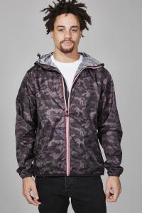 O8 Lifestyle Full Zip Printed Packable Jacketblack Camo