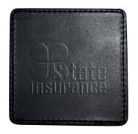 Single Square Leather Coasters 3.75" x 3.75"